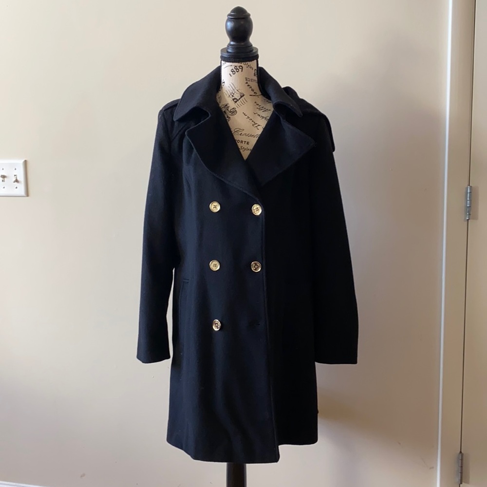 Michael Kors Hooded Wool Coat
